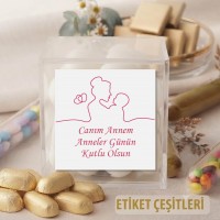 Madlen Çikolata Sargı Etiketi Çikolata Etiketi