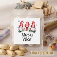 Madlen Çikolata Sargı Etiketi Çikolata Etiketi