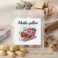 Madlen Çikolata Sargı Etiketi Çikolata Etiketi