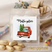 Madlen Çikolata Sargı Etiketi Çikolata Etiketi