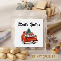 Madlen Çikolata Sargı Etiketi Çikolata Etiketi