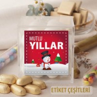 Madlen Çikolata Sargı Etiketi Çikolata Etiketi