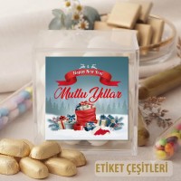 Madlen Çikolata Sargı Etiketi Çikolata Etiketi