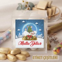 Madlen Çikolata Sargı Etiketi Çikolata Etiketi