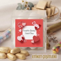 Madlen Çikolata Sargı Etiketi Çikolata Etiketi