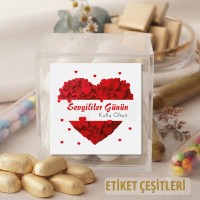 Madlen Çikolata Sargı Etiketi Çikolata Etiketi