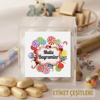 Madlen Çikolata Sargı Etiketi Hediyelik Etiket