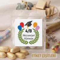 Madlen Çikolata Sargı Etiketi Çikolata Etiketi