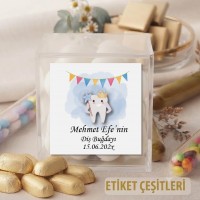 Madlen Çikolata Sargı Etiketi Çikolata Etiketi