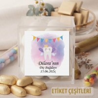 Madlen Çikolata Sargı Etiketi Çikolata Etiketi