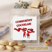 Madlen Çikolata Sargı Etiketi Çikolata Etiketi