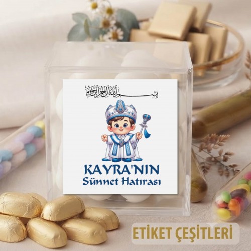 Madlen Çikolata Sargı Etiketi Hediyelik Etiket - Yaren Davetiye