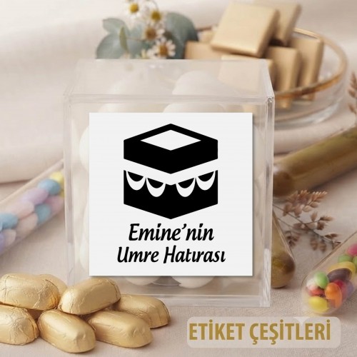 Madlen Çikolata Sargı Etiketi Hediyelik Etiket - Yaren Davetiye