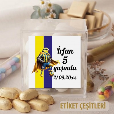 Kare Etiket 183 - Taraftar Fenerbahçe Temalı Sticker