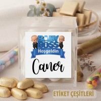 Madlen Çikolata Sargı Etiketi Çikolata Etiketi
