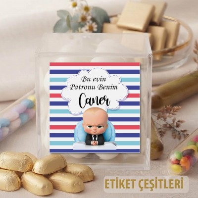 Kare Etiket 189- Patron Bebek Hediyelik Etiket