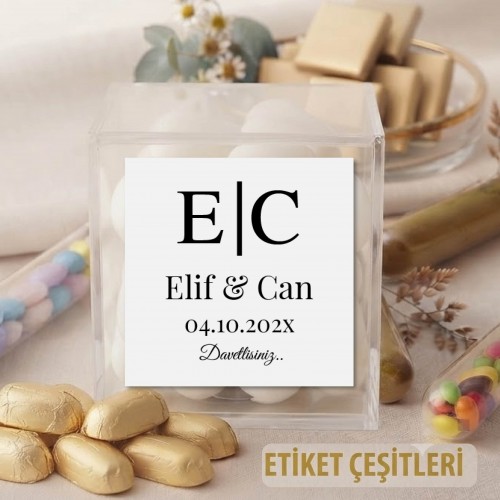 Hediyelik Etiket - Yaren Davetiye