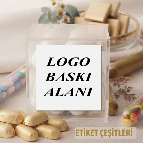 Madlen Çikolata Sargı Etiketi Hediyelik Etiket - Yaren Davetiye