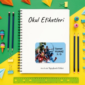 Okul Etiketi 008