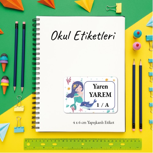 Öğrenci etiketi - Yaren Davetiye