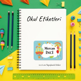 Okul Etiketi 017