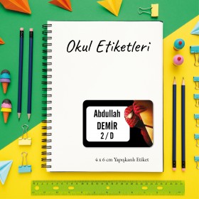 Okul Etiketi 019