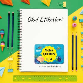 Okul Etiketi 027