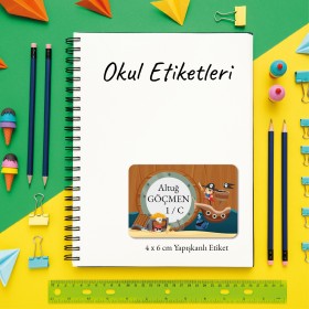 Okul Etiketi 039