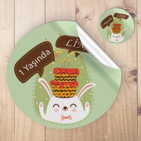 Yuvarlak Etiket 019 - Bebek Tasarım