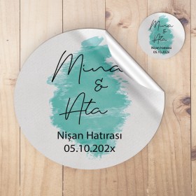 Yuvarlak Etiket 030 - Söz Hatırası Etiket