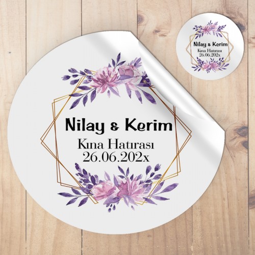 Hediyelik Etiket - Yaren Davetiye