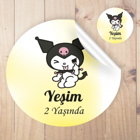 Yuvarlak Etiket 171 - Kromi Tasarımı Etiket