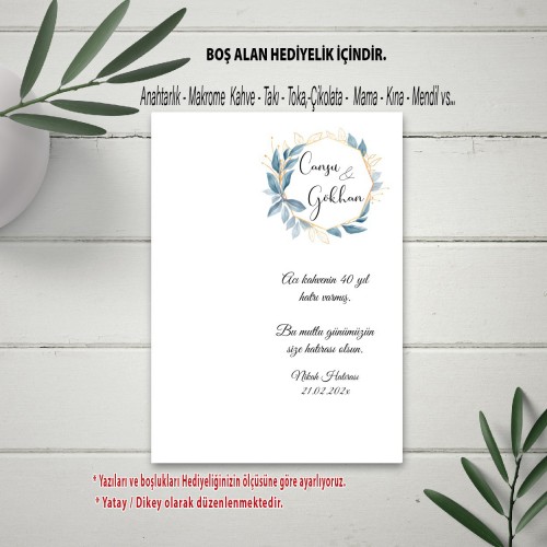 Hediyelik Kartı - Yaren Davetiye