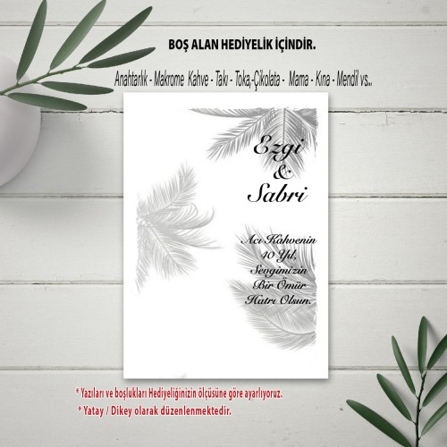 Hediyelik Kartı - Yaren Davetiye