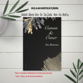 Hediyelik Kartı 0008 - Düğün, Nişan, Söz Anahtarlık Kartı