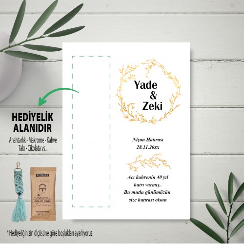 Hediyelik Kartı Hediyelik Kartı - Yaren Davetiye