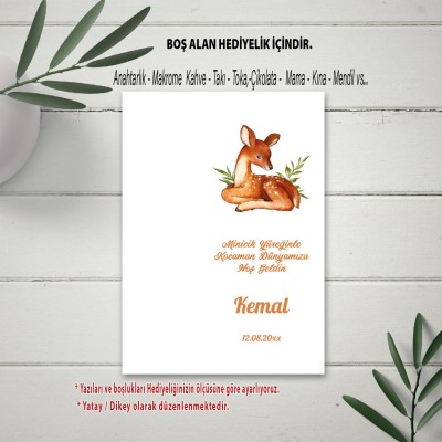 Hediyelik Kartı 0058 - Geyik Temalı Kartlar