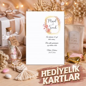 Hediyelik Kartı 0059 - Nişan, Söz Hediyelik Anahtar Kartı
