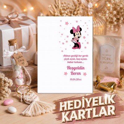 Hediyelik Kartı 0070 - Minie Mouse Temalı Hediyelik Kartlar