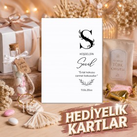 Hediyelik Kartı 0074 - Harf Tasarım Hediyelik Kartlar