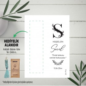 Hediyelik Kartı 0074 - Harf Tasarım Hediyelik Kartlar