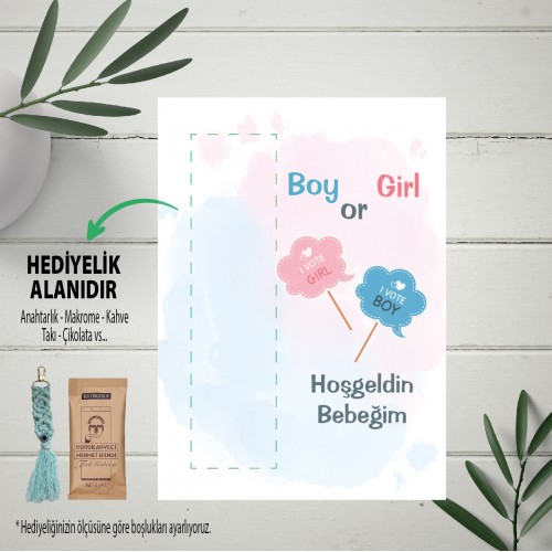 Hediyelik Kartı - Yaren Davetiye