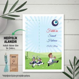 Hediyelik Kartı 0087 - Sünnet Hediyesi Anahtarlık Kartı