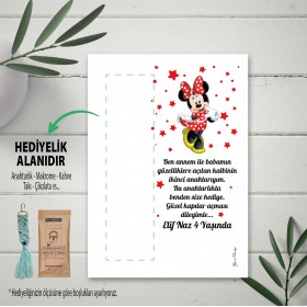 Hediyelik Kartı 0106 - Minie Mouse Temalı Kartlar