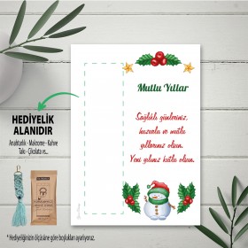 Hediyelik Kartı 0139 - Yılbaşı - Yeni Yıl - Mutlu Yıllar Tasarım Hediye Kartları