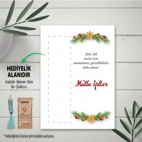 Hediyelik Kartı 0140 - Yılbaşı - Yeni Yıl - Mutlu Yıllar Tasarım Hediye Kartları