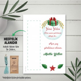 Hediyelik Kartı 0142 - Yılbaşı - Yeni Yıl - Mutlu Yıllar Tasarım Hediye Kartları