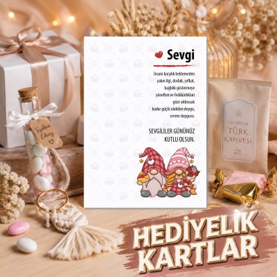 Hediyelik Kartı 0150 - 14 Şubat Sevgililer Günü Hediye Kartları