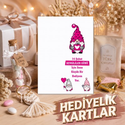 Hediyelik Kartı 0152 - 14 Şubat Sevgililer Günü Hediye Kartları