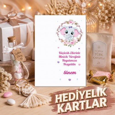 Hediyelik Kartı 0161 - Doğum Günü Anahtarlık Kartı